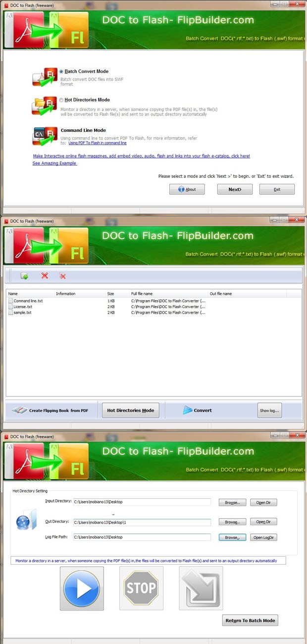FlipBuilder Doc to Flash (Freeware) 1.0.0