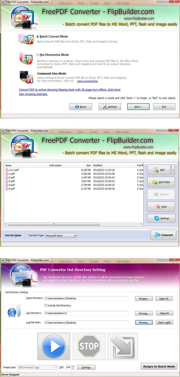 FlipBuilder PDF Converter (Freeware) 1.0.0