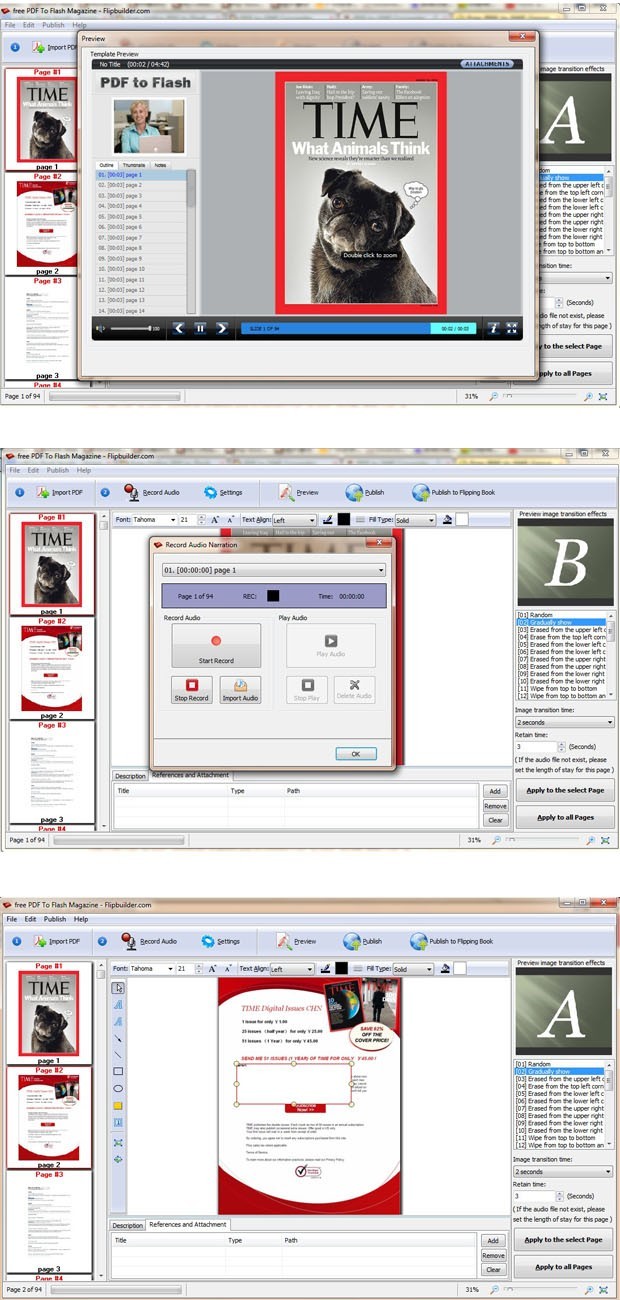 FlipBuilder PDF to Flash Magazine (Freeware) 1.0.0