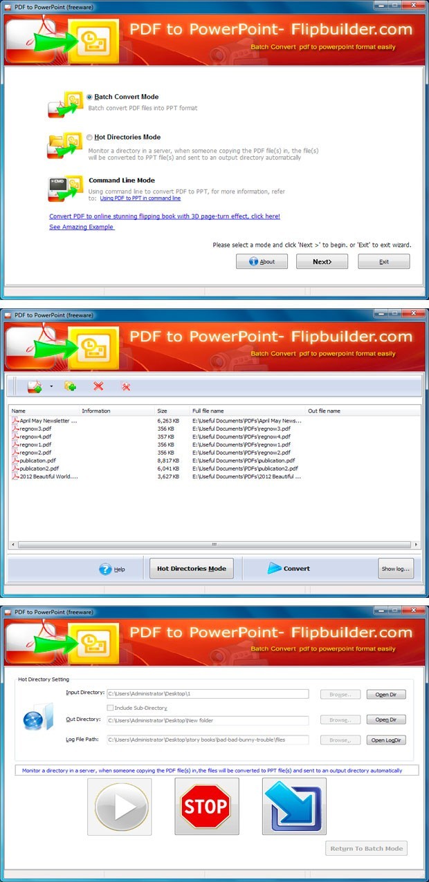 FlipBuilder PDF to PPT (Freeware) 1.0.0