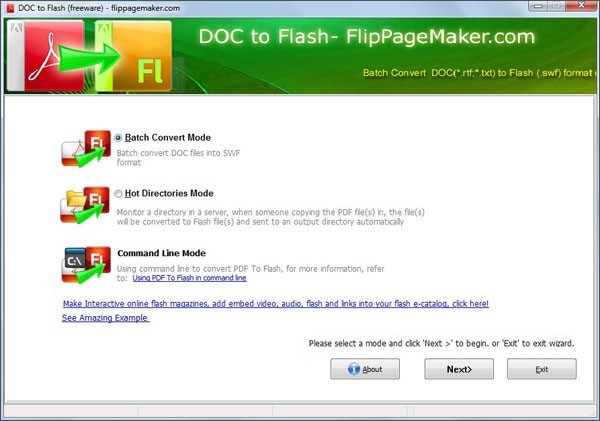 FlipPageMaker Doc to Flash (SWF) 1.0.0