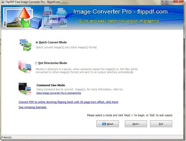 FlipPDF Free Image Converter Pro 1.0