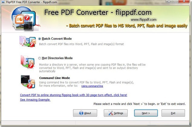FlipPDF Free PDF Converter 1.0