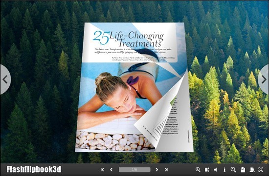 Flipping Book 3D Themes Pack: Natural 1.0