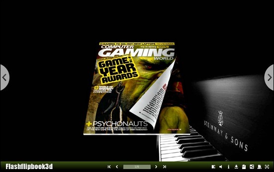 Flipping Book 3D Themes Pack: PIANO 1.1