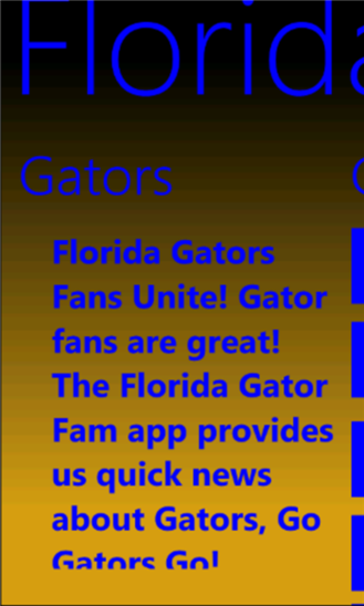 Florida Gator Fans Unite - UF Nation University 1.0.0.0