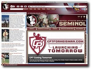 Florida State Seminoles IE Browser Theme 0.9.0.1