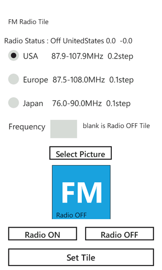 FM Radio Tile 1.0.0.6