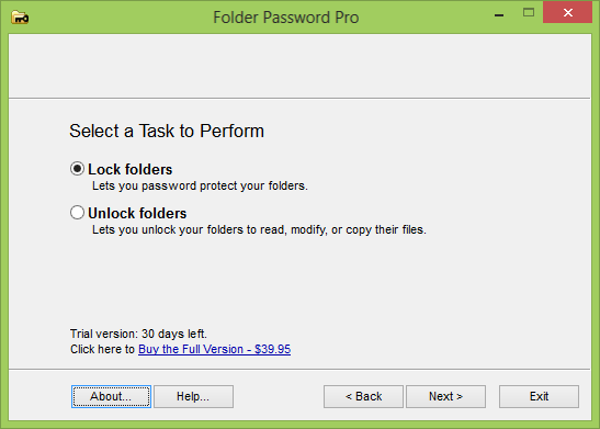 Folder Password Program 2.7