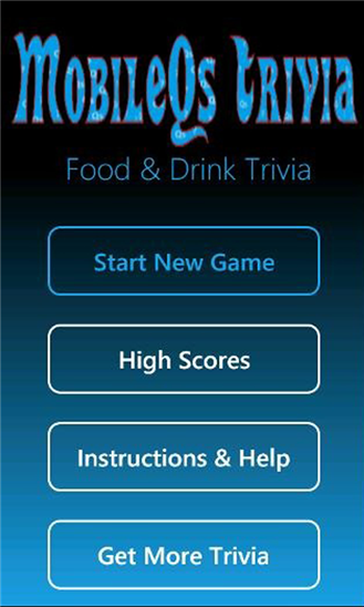Food & Drink Trivia 1.0.0.0