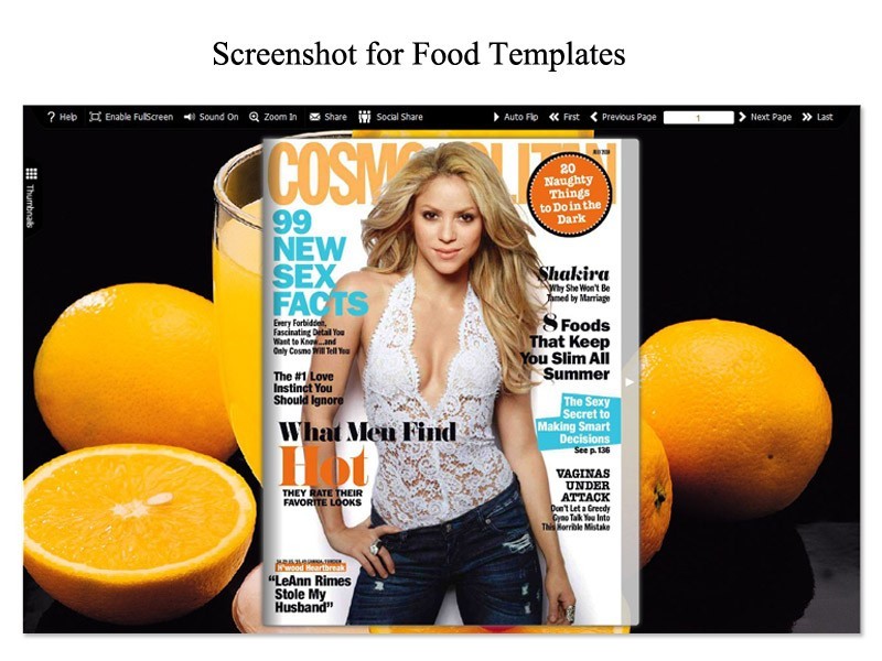 Food Template for Flip Book 1.0
