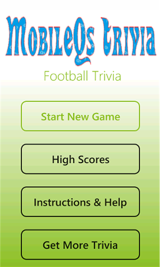 Football (American) Trivia | MobileQs | 300 Qs 1.0.0.0