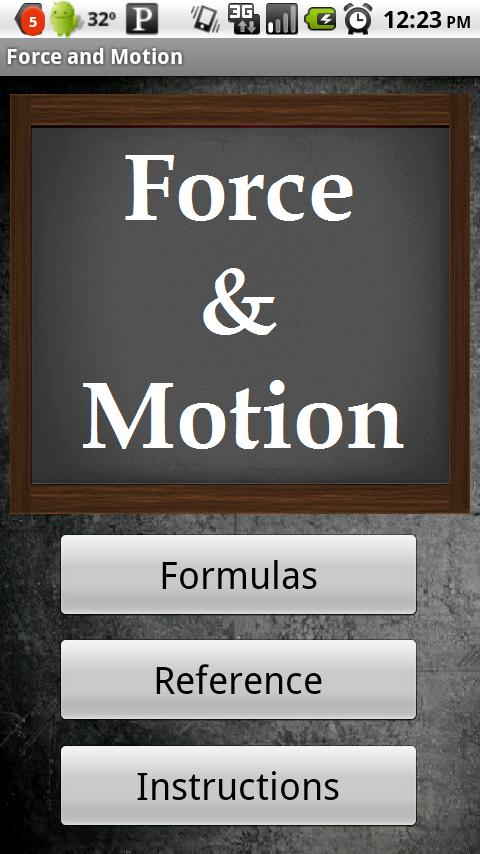 Force & Motion 1.0
