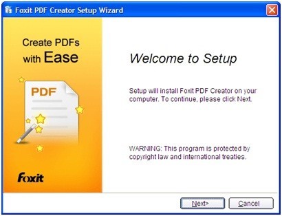 Foxit PDF Creator 3.1.0.1210