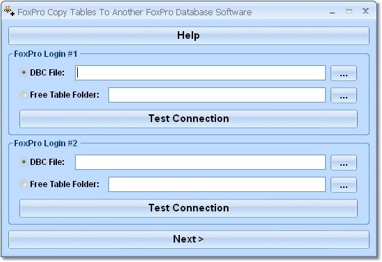 FoxPro Copy Tables to Another FoxPro Database Software 7.0