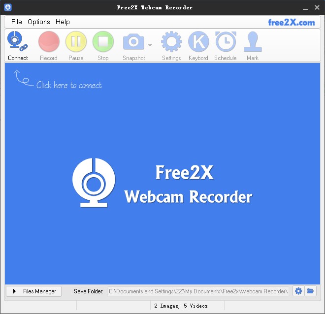 Free2X Webcam Recorder 1.0.0.1