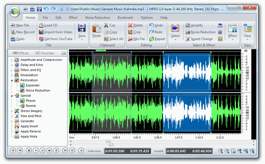 Free Audio Editor 2010 9.2.0