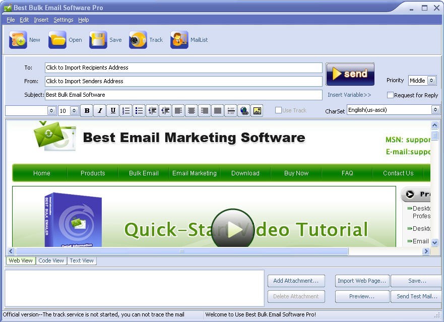 free best bulk email software 7.2.0