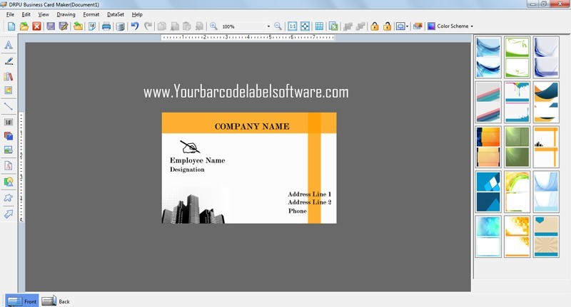 Free Business Card Design Software 8.2.0.1