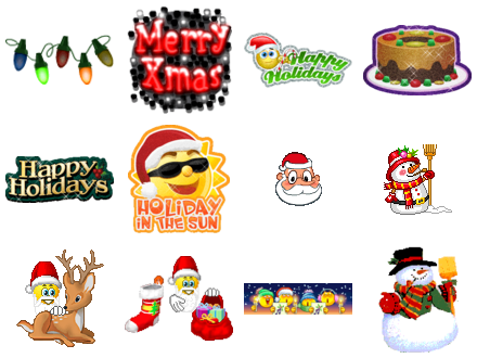 Free Christmas Emoticons 1.0