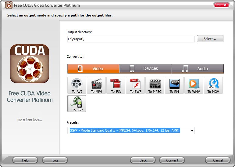 Free CUDA Video Converter Platinum 5.1.7