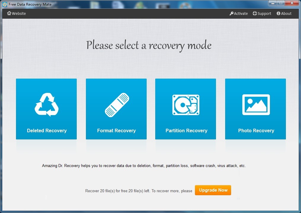 Free Data Recovery Mate 3.1.1.8