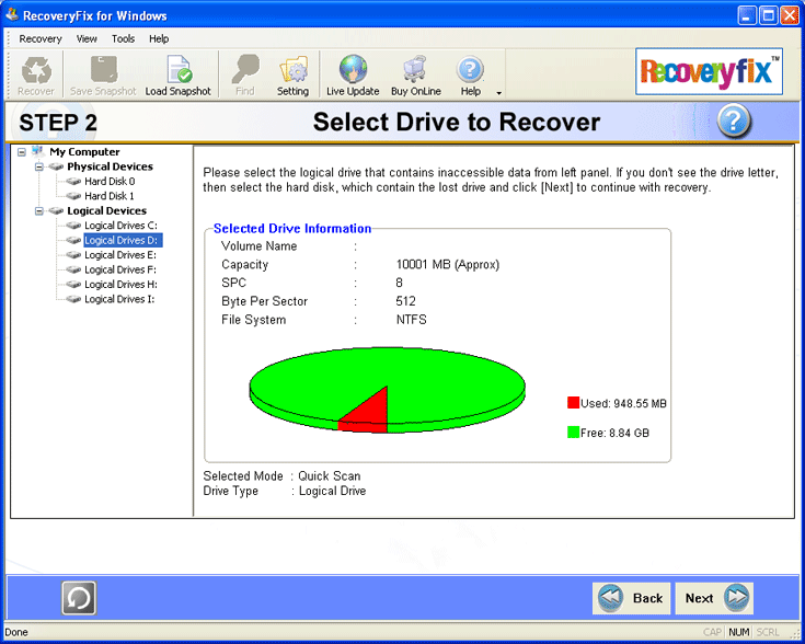 Free Data Recovery Program 11.01