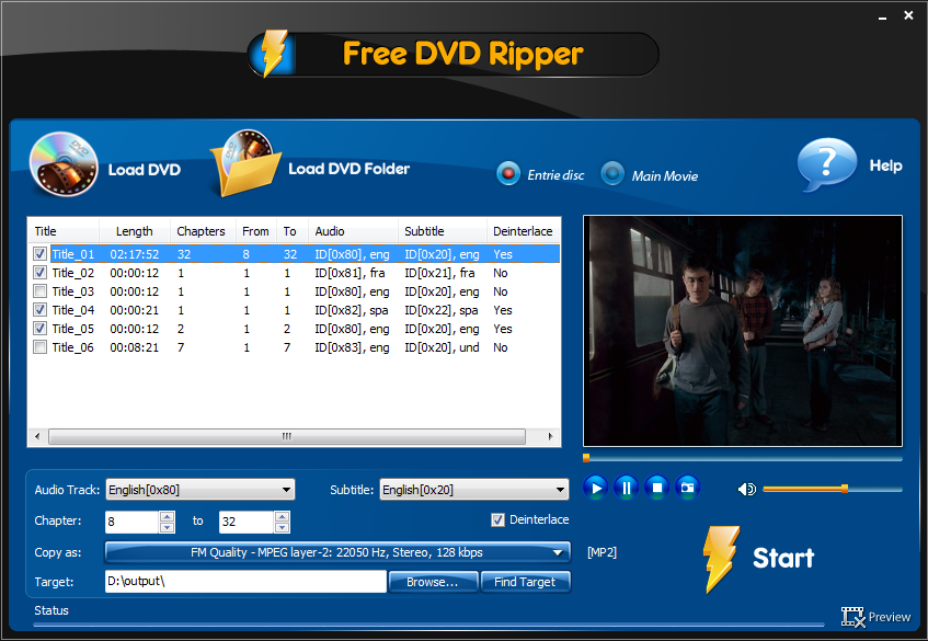 Free DVD Ripper 2.6.5