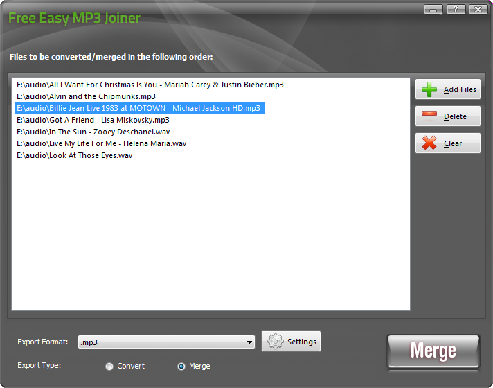 Free Easy MP3 Joiner 7.6.1