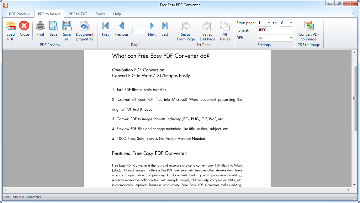 Free Easy PDF Converter 2.3.9