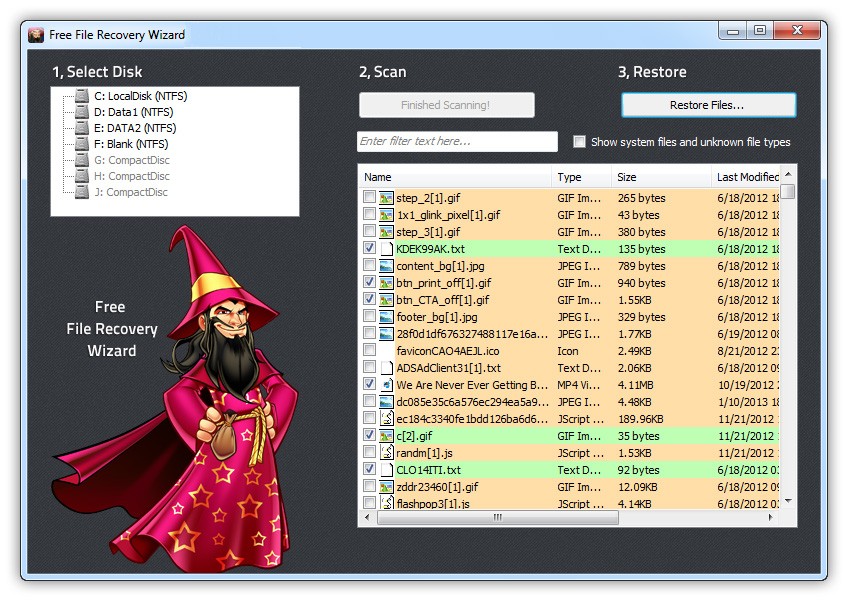 Free File Recovery Wizard 5.5.1