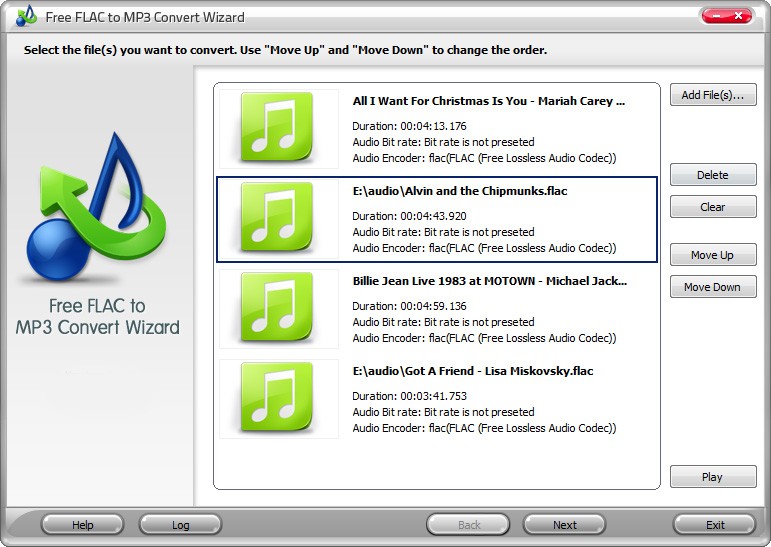 Free FLAC to MP3 Convert Wizard 5.3.4