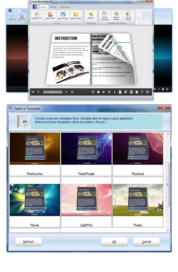 Free Flash Page Flip 3D - freeware 2.5