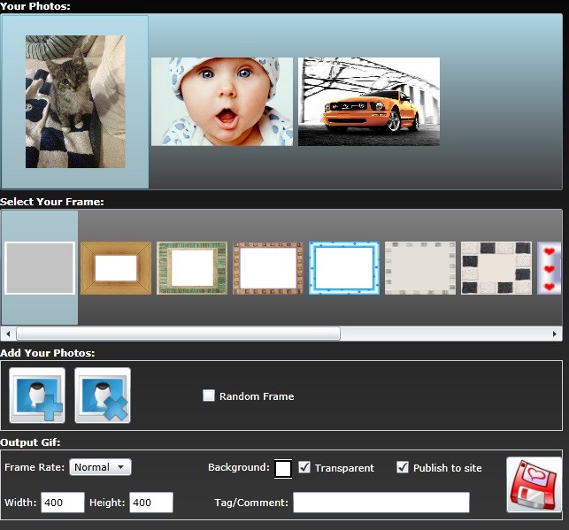 Free GIF Collage Maker for Window 2.0