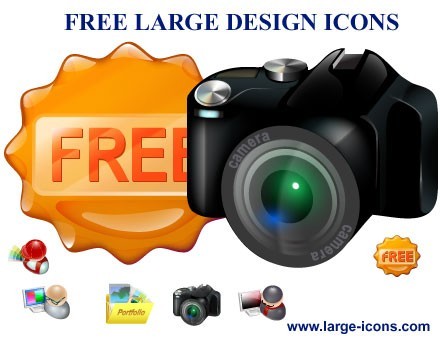 Free Large Design Icons 2012.1