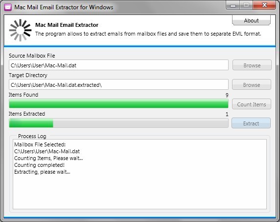 Free Mac Mail Email Extractor 8.9.7.9