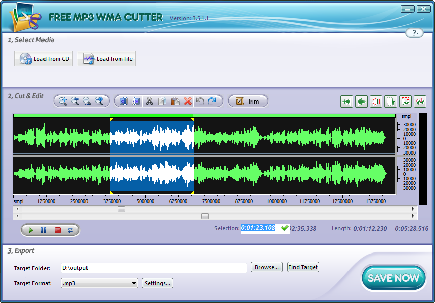 Free MP3 Cutter 5.5.9
