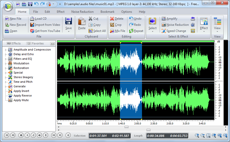 Free MP3 Editor Platinum 7.4.4