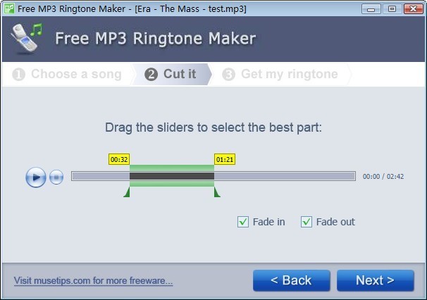 Free MP3 Ringtone Maker 2.1.0.98