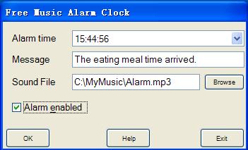 Free Music Alarm Clock 1.6