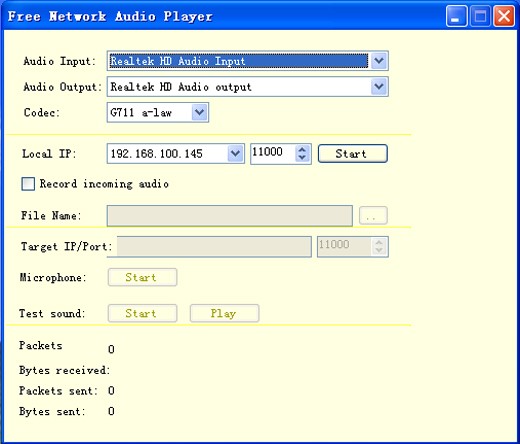 Free Network Audio Player 1.3.0