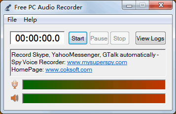 Free PC Audio Recorder 3.0