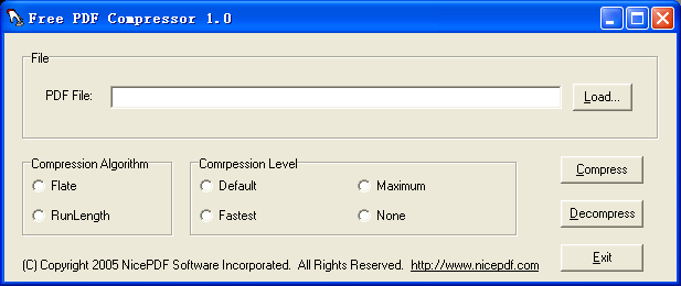 Free PDF Compressor 1.0
