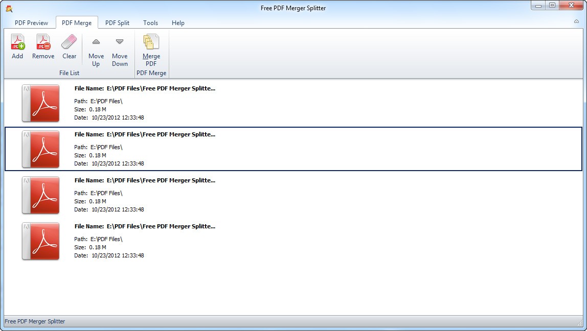 Free PDF Merger Splitter 4.5.2
