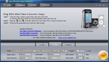 Free Sog PDA iPod video converter 5.1