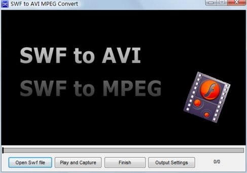 Free SWF to AVI MPEG Convert 1.2