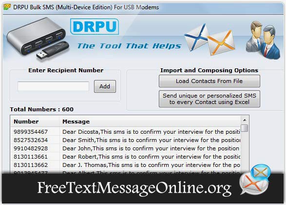 Free Text Message Online 8.2.1.0