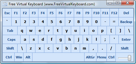 Free Virtual Keyboard 2.7