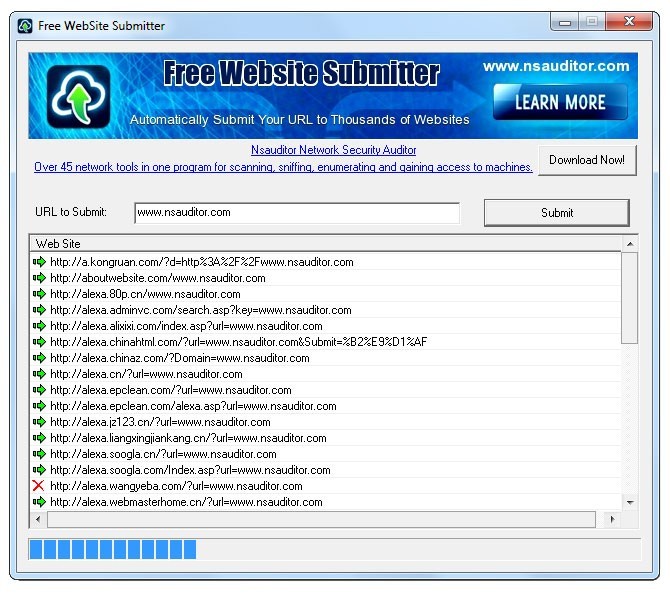 Free Website Submitter 1.0.1