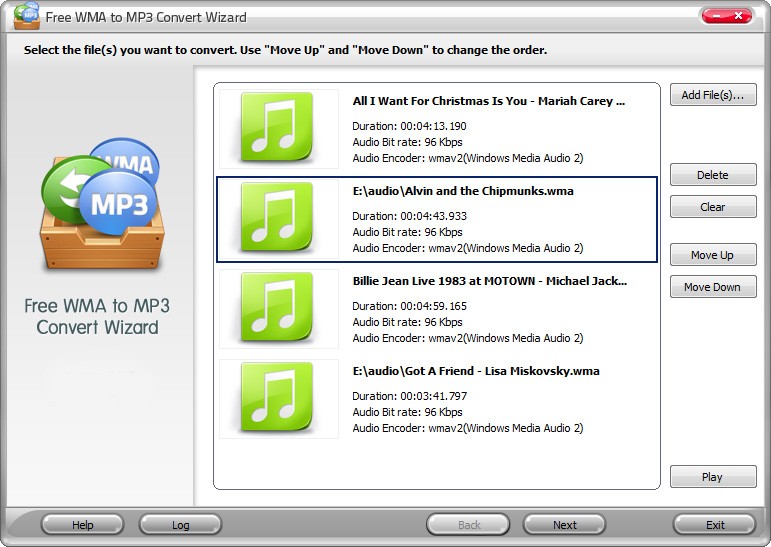 Free WMA to MP3 Convert Wizard 5.3.4
